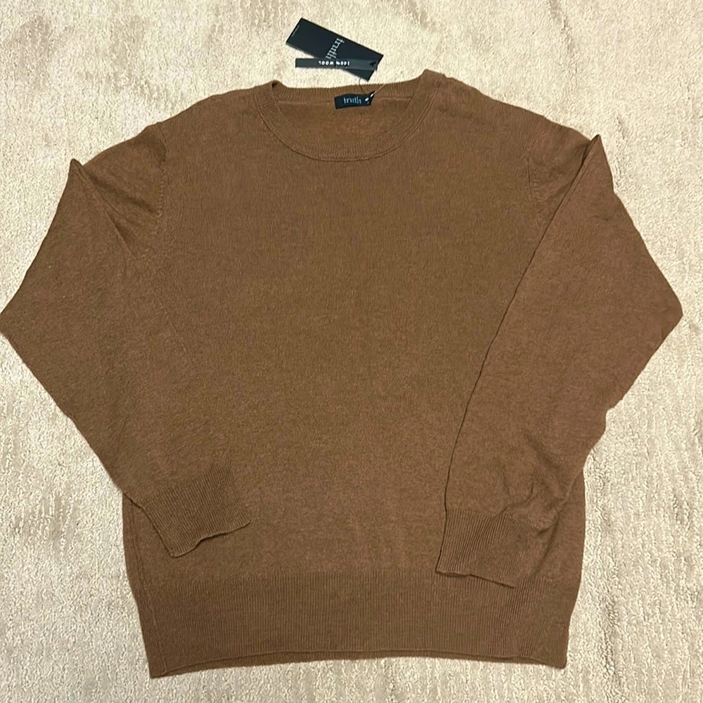 NWT Truth By Republic Men’s 100% Wool Sweater SZ L
